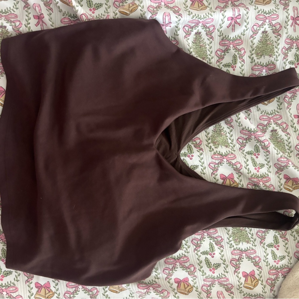 All in Motion Chocolate Brown Top